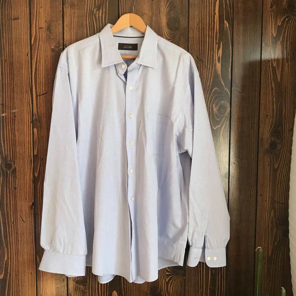 Blue button up